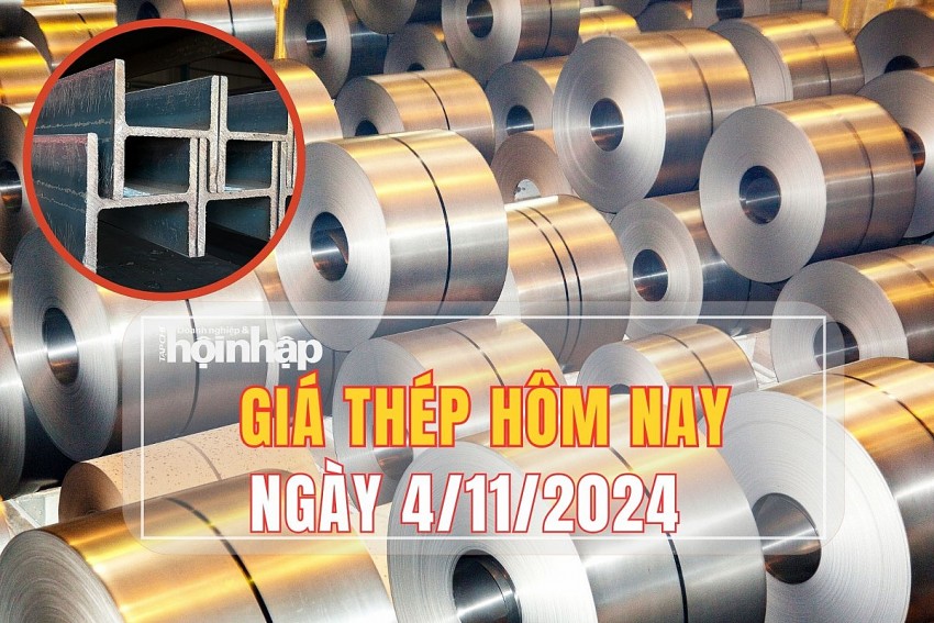 Giá thép hôm nay 4/11: Thép trong nước ổn định, thép trên sàn giao dịch giảm sâu