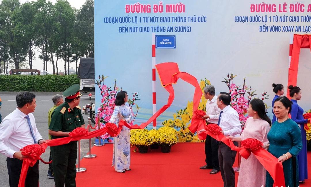 TP. Hồ Chí Minh chính thức có tên đường Đỗ Mười, Lê Đức Anh, Phan Văn Khải, Lê Khả Phiêu