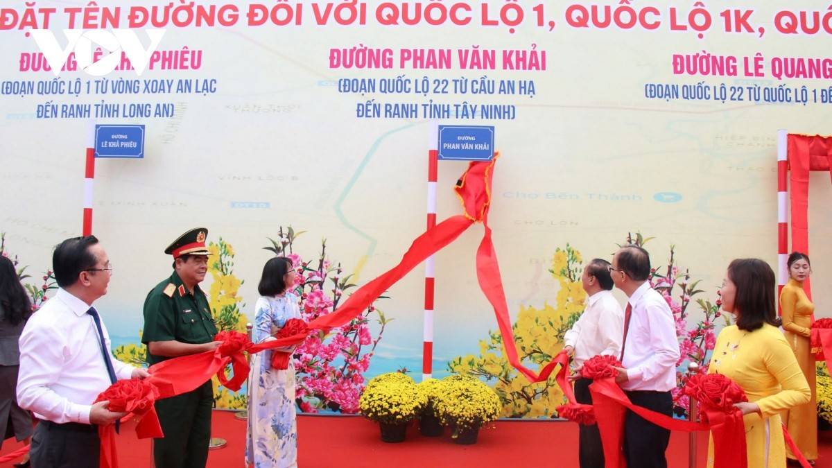 TP. Hồ Chí Minh chính thức có tên đường Đỗ Mười, Lê Đức Anh, Phan Văn Khải, Lê Khả Phiêu