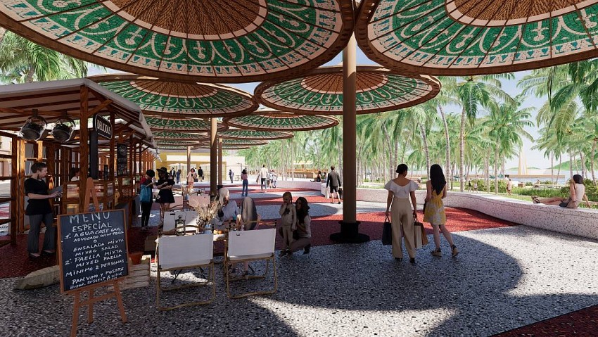  Chuỗi tiện ích theo chuẩn quốc tế nâng cao đời sống cư dân, đồng thời tăng giá trị cho dự án (Ảnh phối cảnh minh họa: Sun Property)