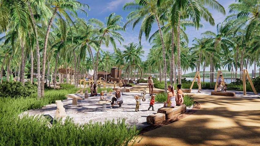  Xanh Sky kỳ vọng kiến tạo chất sống khác biệt “Xanh – Sang – Vui” (Ảnh phối cảnh minh họa: Sun Property)