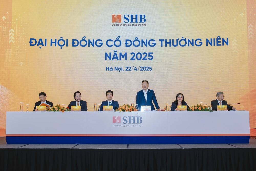 ĐHĐCĐ SHB: Bứt phá vươn tầm trong kỷ nguyên mới, kế hoạch lợi nhuận tăng 25% ĐHĐCĐ SHB: Bứt phá vươn tầm trong kỷ nguyên mới, kế hoạch lợi nhuận tăng 25%