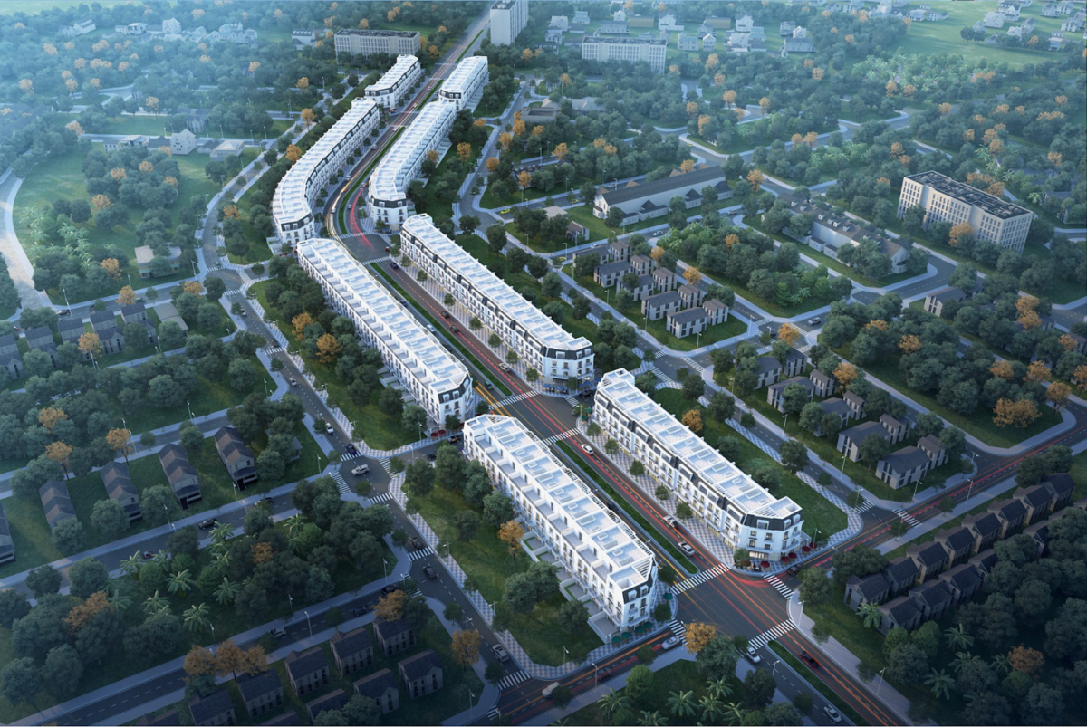 Trục đại lộ Ánh sáng trong quần thể KĐT ROX Living Aquamarine quy mô gần 10ha – nơi sẽ tổ chức chuỗi sự kiện Hè rực rỡ tại Aquamarine