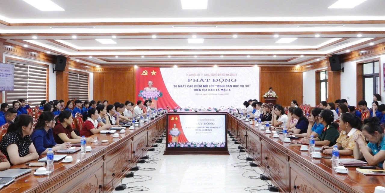 Xã Mậu A: Dưới sự lãnh đạo của Đảng, khí thế thi đua sôi nổi hướng về Đại hội tỉnh Lào Cai