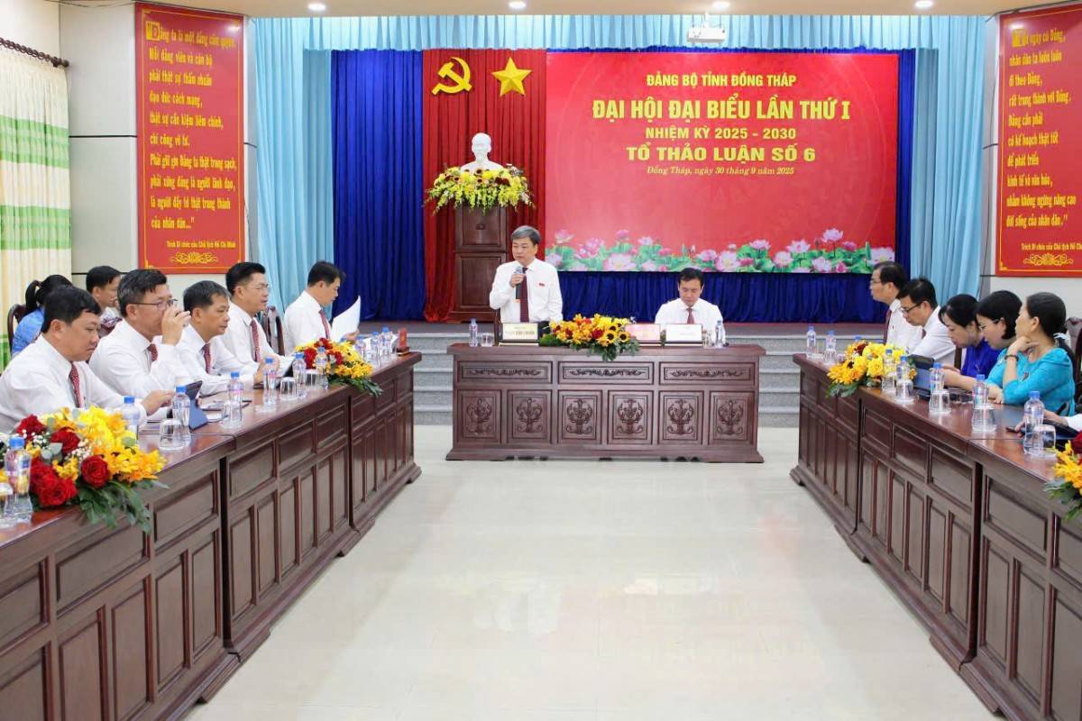 Đại hội đại biểu Đảng bộ tỉnh Đồng Tháp lần thứ I: Phiên thảo luận thứ hai sôi nổi, nhiều góp ý tâm huyết