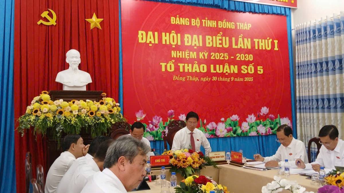 Đại hội đại biểu Đảng bộ tỉnh Đồng Tháp lần thứ I: Phiên thảo luận thứ hai sôi nổi, nhiều góp ý tâm huyết
