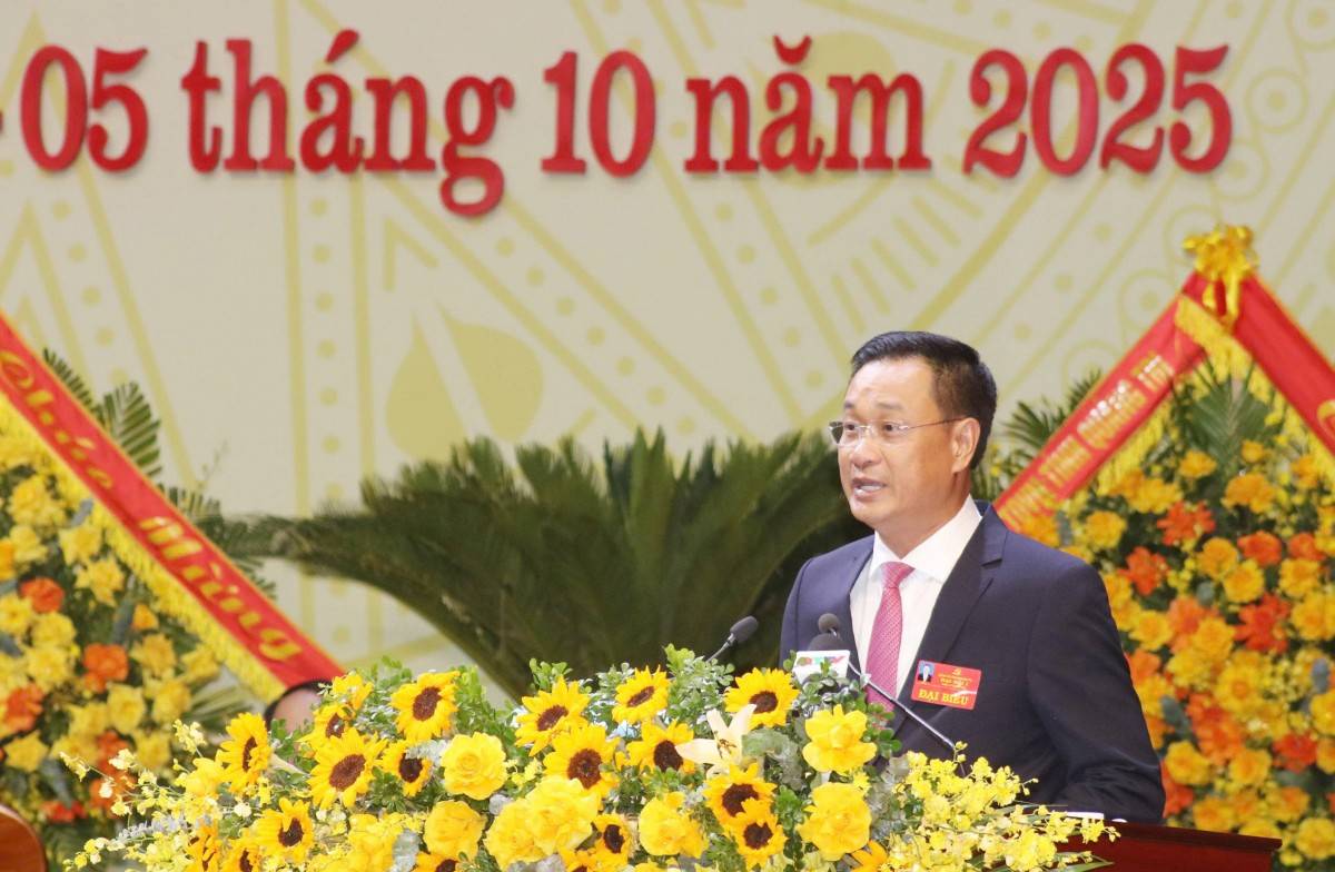 Phát biểu bế mạc của đồng chí  Lê Ngọc Quang, Ủy viên Ban chấp hành Trung ương Đảng,  Bí thư Tỉnh ủy Quảng trị nhiệm kỳ 2025-2030