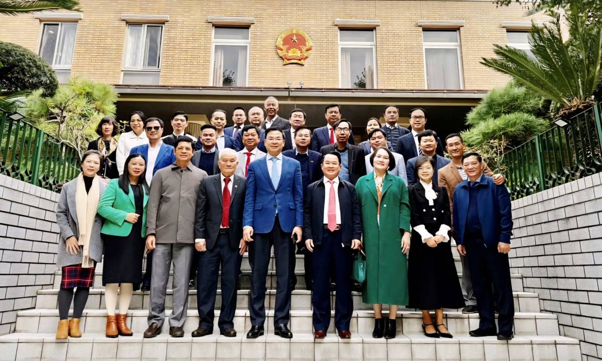 Lãnh đạo Hiệp hội Doanh nghiệp tỉnh Đắk Lắk thăm và làm việc với Đại sứ quán Việt Nam tại Nhật Bản