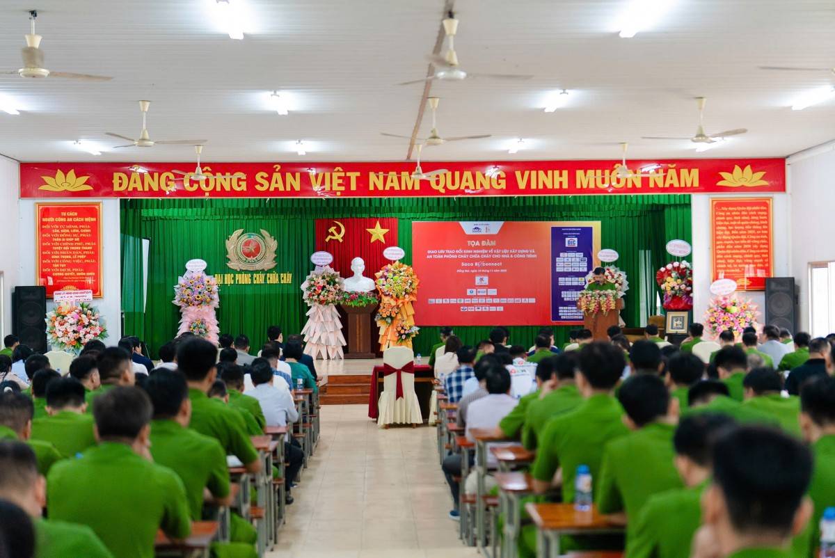 Tăng cường hợp tác về vật liệu xây dựng và an toàn PCCC cho nhà, công trình