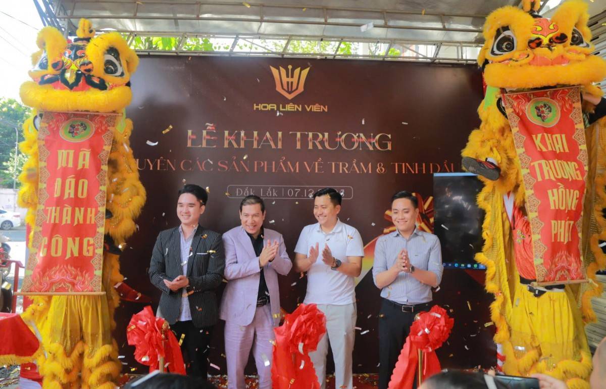 Hoa Liên Viên khai trương chi nhánh Buôn Ma Thuột, lan tỏa giá trị trầm hương giữa đại ngàn Tây Nguyên