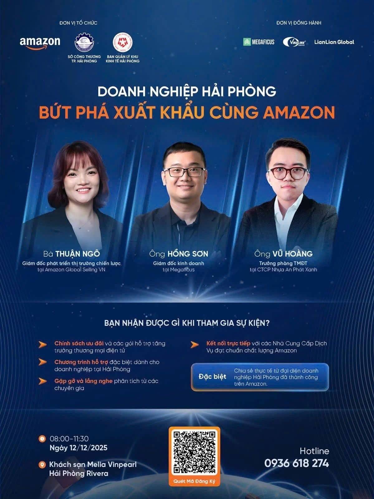 “Doanh nghiệp Hải Phòng: Bứt phá xuất khẩu cùng Amazon” – Cơ hội vàng đưa thương hiệu thành phố Cảng vươn tầm thế giới