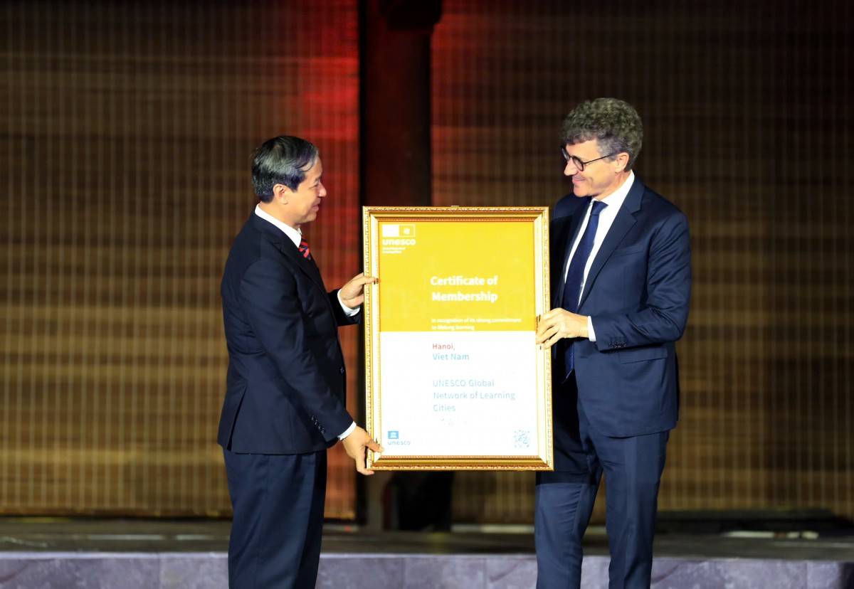 Hà Nội gia nhập Mạng lưới Thành phố học tập toàn cầu UNESCO