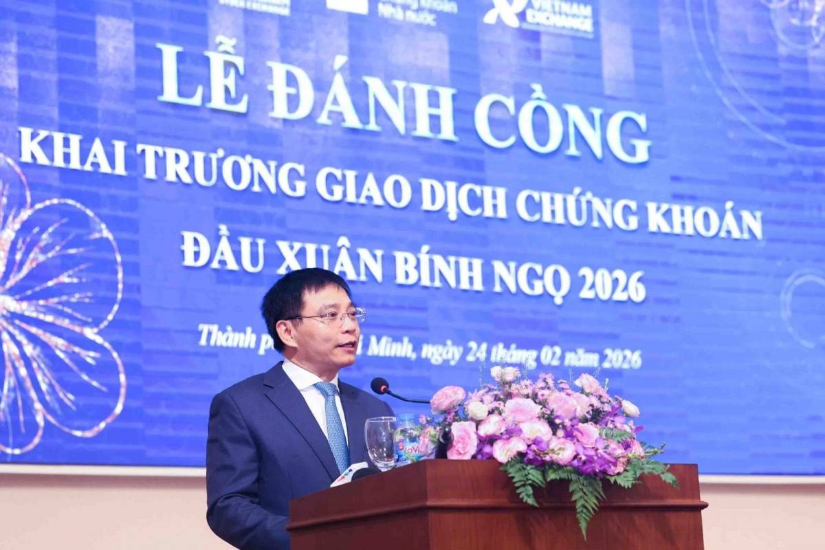 Bộ trưởng Nguyễn Văn Thắng: Năm 2026 nâng tầm thị trường chứng khoán, hướng tới quy mô 100% GDP Bộ trưởng Nguyễn Văn Thắng: Năm 2026 nâng tầm thị trường chứng khoán, hướng tới quy mô 100% GDP