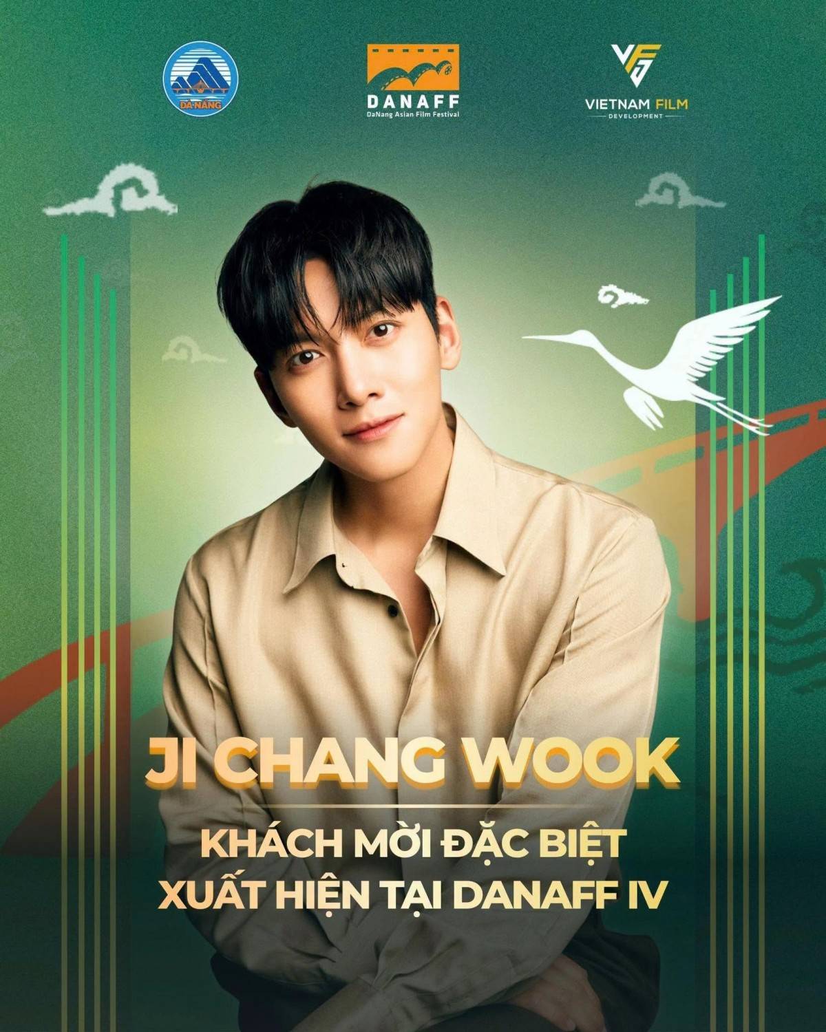 Hình 1. Diễn viên Ji Chang Wook xác nhận tham gia DANAFF IV. (Nguồn ảnh: BTC DANAFF)