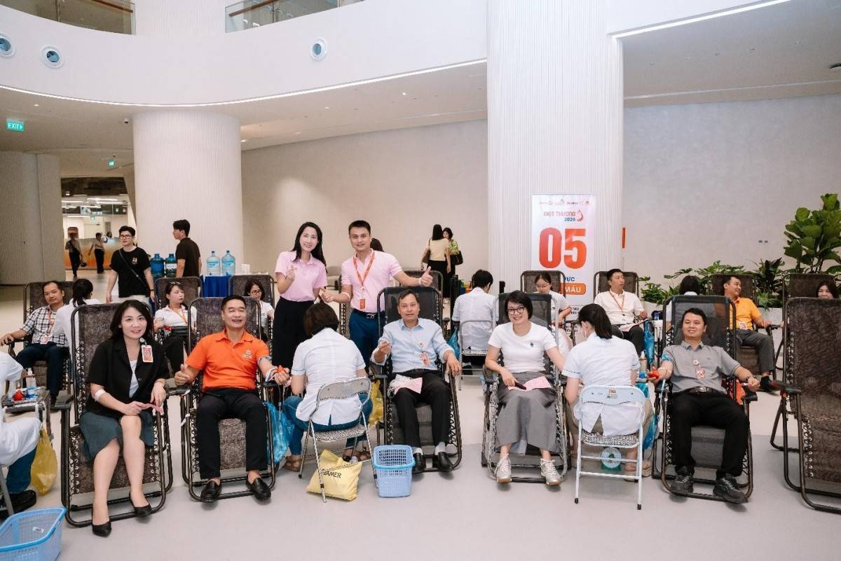 ROX Group và MSB tổ chức ngày hội hiến máu “Giọt Thương” 2026