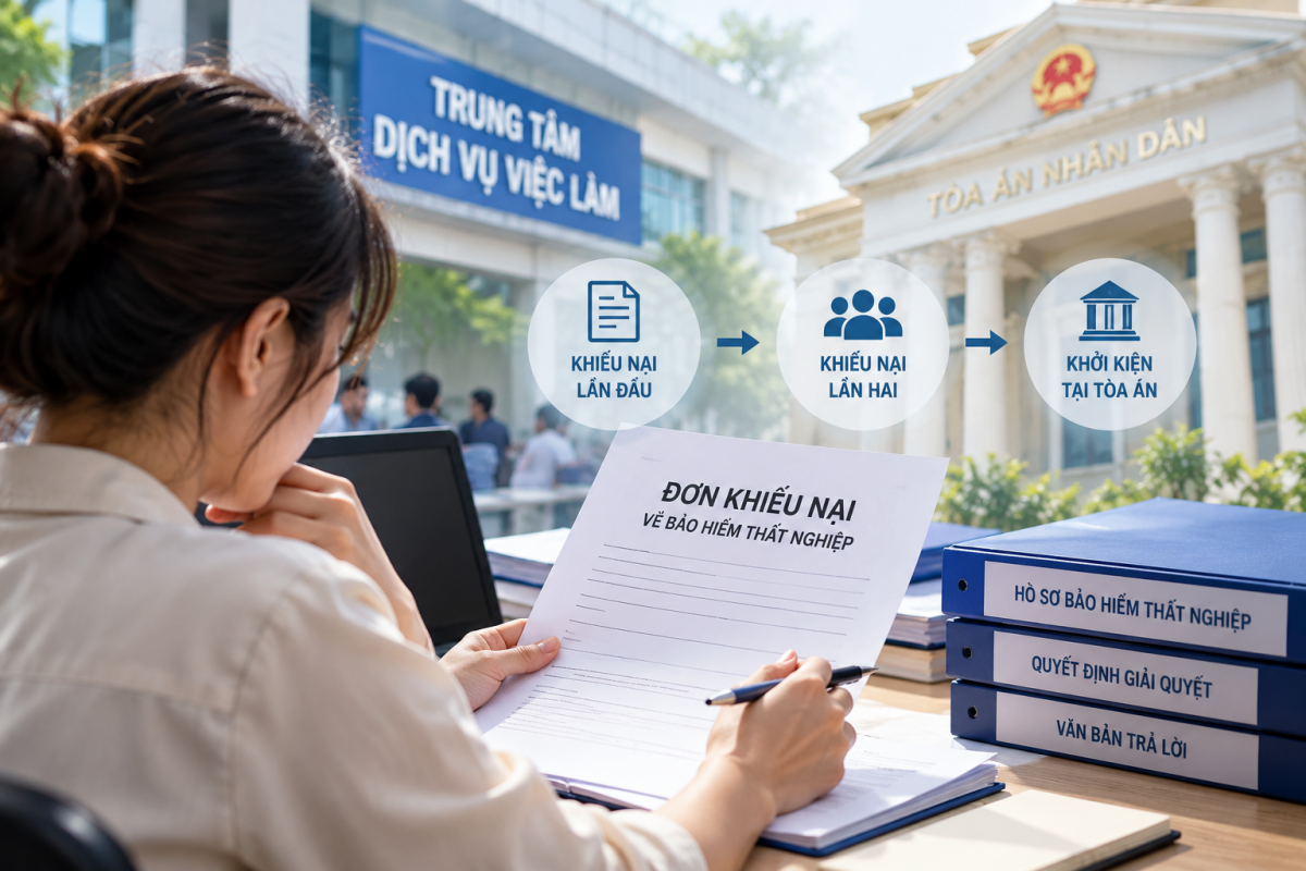Khi quyền lợi bảo hiểm thất nghiệp bị ảnh hưởng, người lao động có thể khiếu nại hoặc khởi kiện