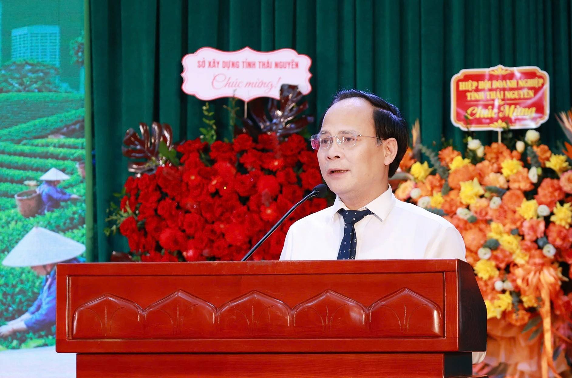 Phát biểu tại lễ khai trương, Phó Chủ tịch Thường trực UBND tỉnh Thái Nguyên Nguyễn Linh